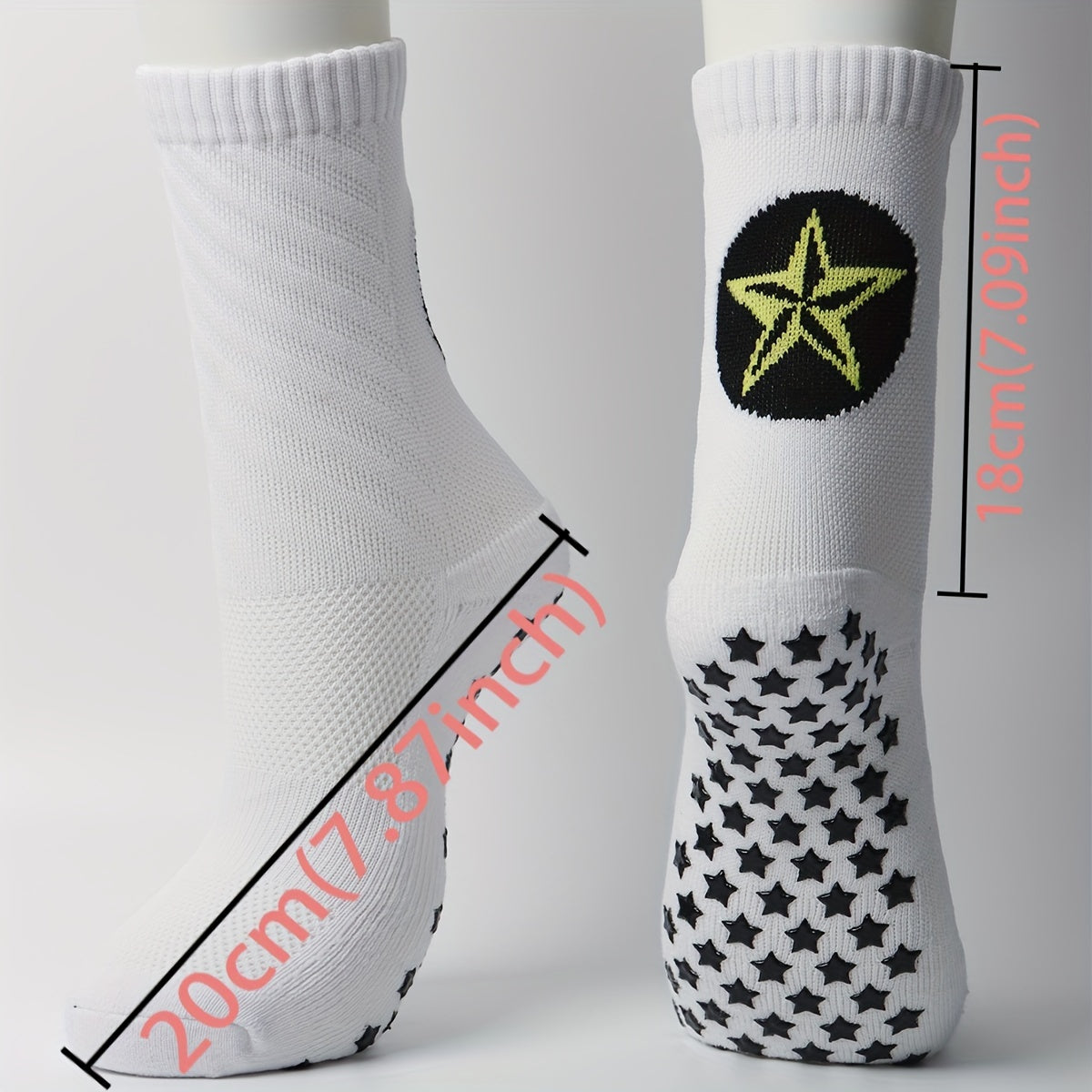 Non-slip Soccer Socks Ankle Support Outdoor Sports Crew Socks