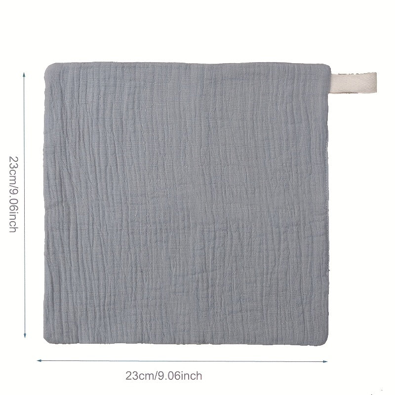 5pcs Square Cotton Baby Face Towels Soft Absorbent Gauze Baby Towel Set