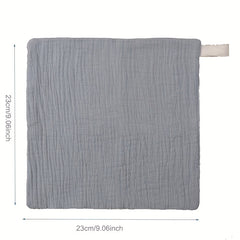 5pcs Square Cotton Baby Face Towels Soft Absorbent Gauze Baby Towel Set