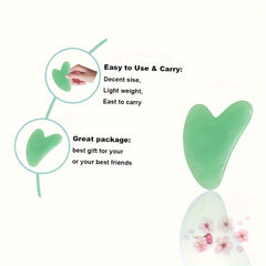 Heart Shape Gua Sha Massage Tool For Face Scraping