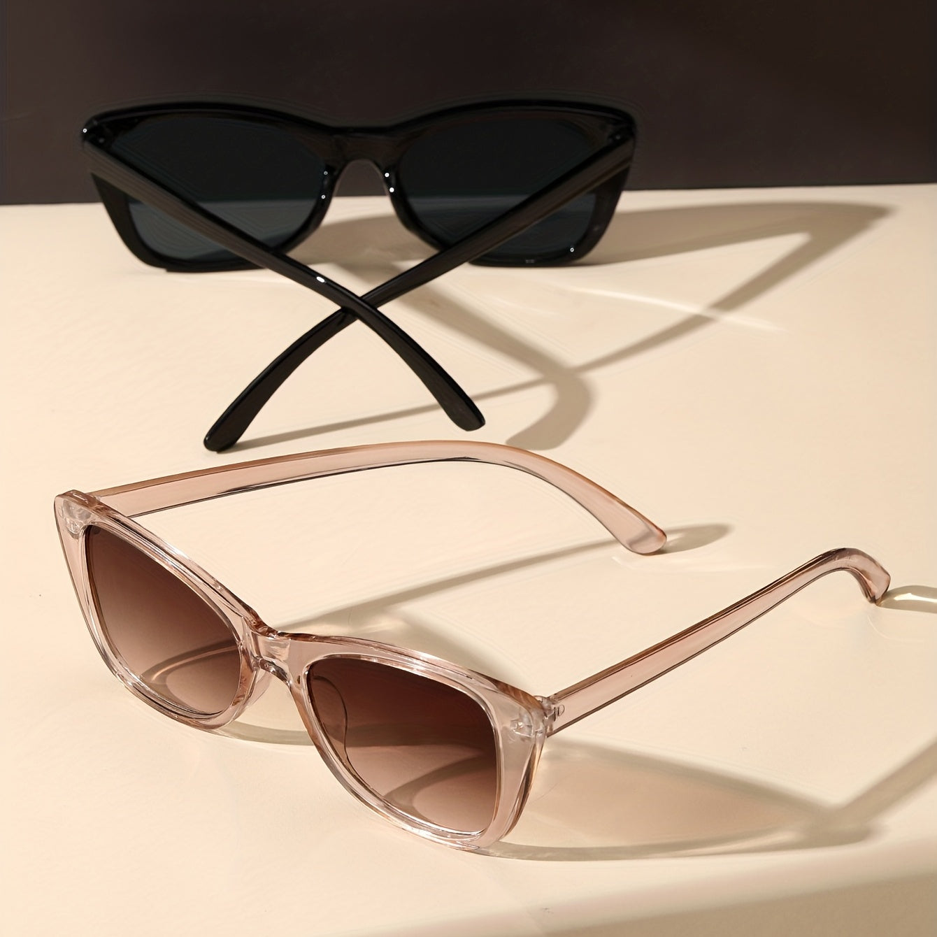 Cat Eye Sunglasses UV400 Anti Glare Casual Glasses for Driving Travel