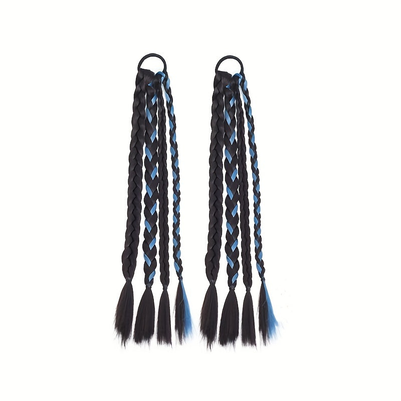 Sweet Wig Braid Double Ponytail Dreadlock Hair Tie
