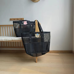 Large Capacity Cartoon Diaper Bag Organizer with Bottle Holder