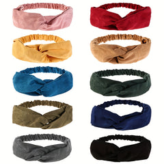 Solid Women's Headbands Headwraps Hair Bands Bows Hair Accessories