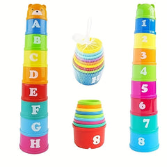 Fun Number Stacking Cup Science & Education Bath Toys