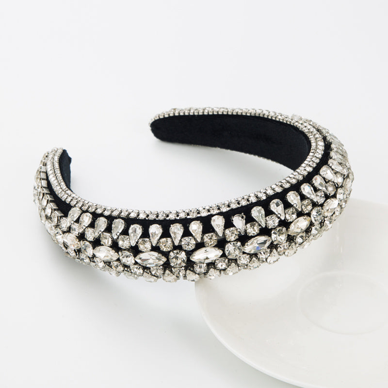 Baroque Crystal Headband for Bridal Wedding