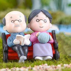 Chair Love Couple Art Decor for Outdoor Holiday Summer Theme Home Garden
