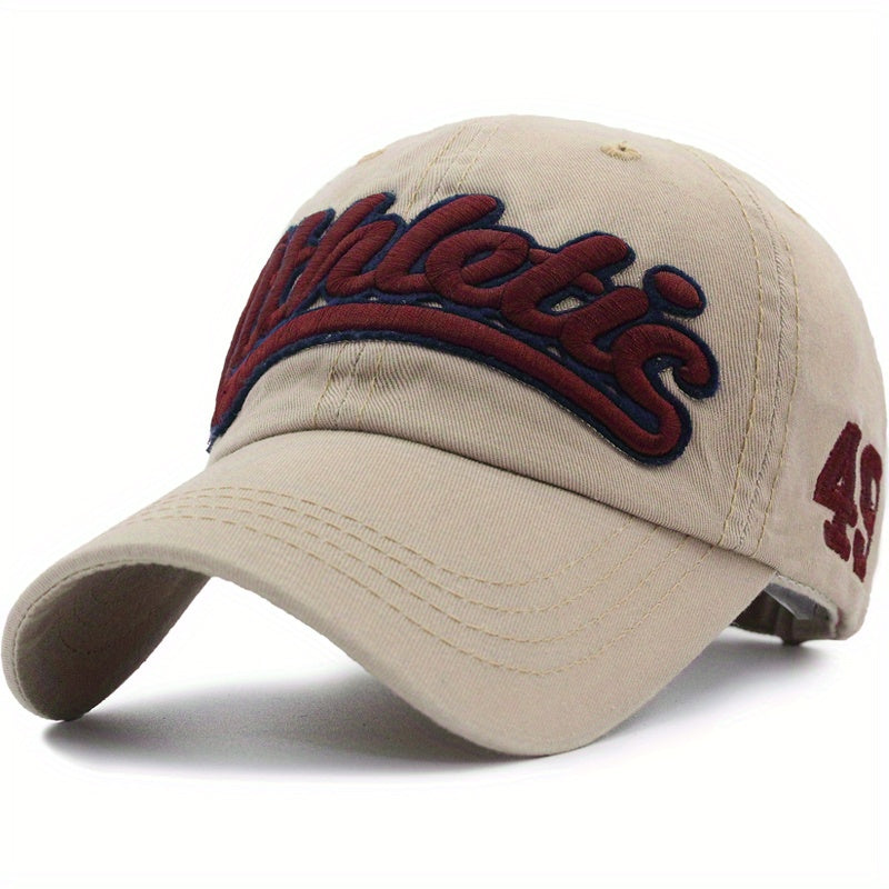Embroidered Letter Baseball Cap Hip Hop Snapback Hat