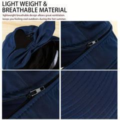 Bowknot Visor Hat Zipper Detachable Top Ponytail Sun Hat UV Protection