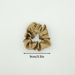 12pcs Solid Silk Scrunchies Hair Ties Ponytail Holder