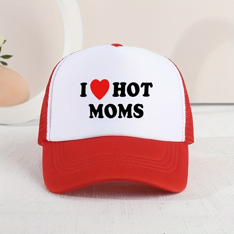 Letter Printed Baseball Cap Mesh Sunshade Hat