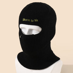 Embroidered Balaclava Ski Cap 8 Color Options