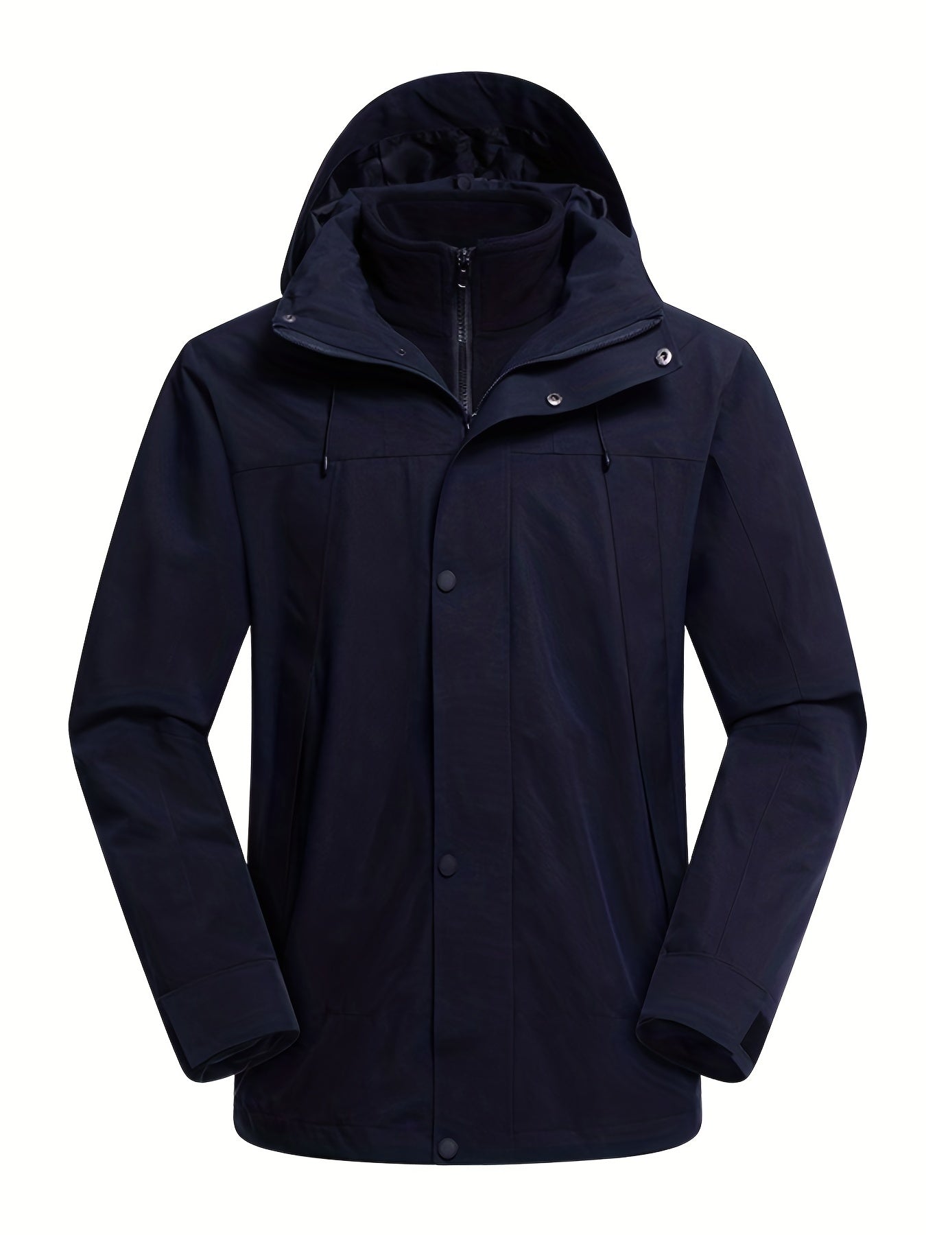 Women's 3-in-1 Outdoor Sports Jacket Waterproof Windproof Hooded