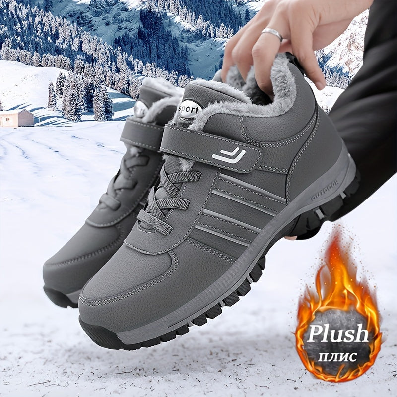 Plush Lined Thermal Snow Shoes Non Slip Fall Winter Warm Outdoor Boots