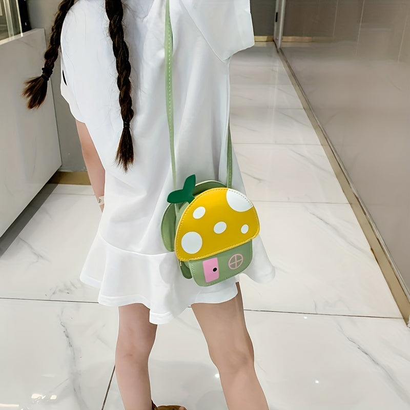 Kids Mushroom Backpack Coin Purse Bag
