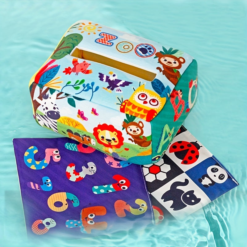 Baby Tissue Box Sensory Toy with Pleated Toys