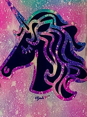 Unicorn Print Boy's Casual Tee Short Sleeve Crew Neck Comfy T-shirt