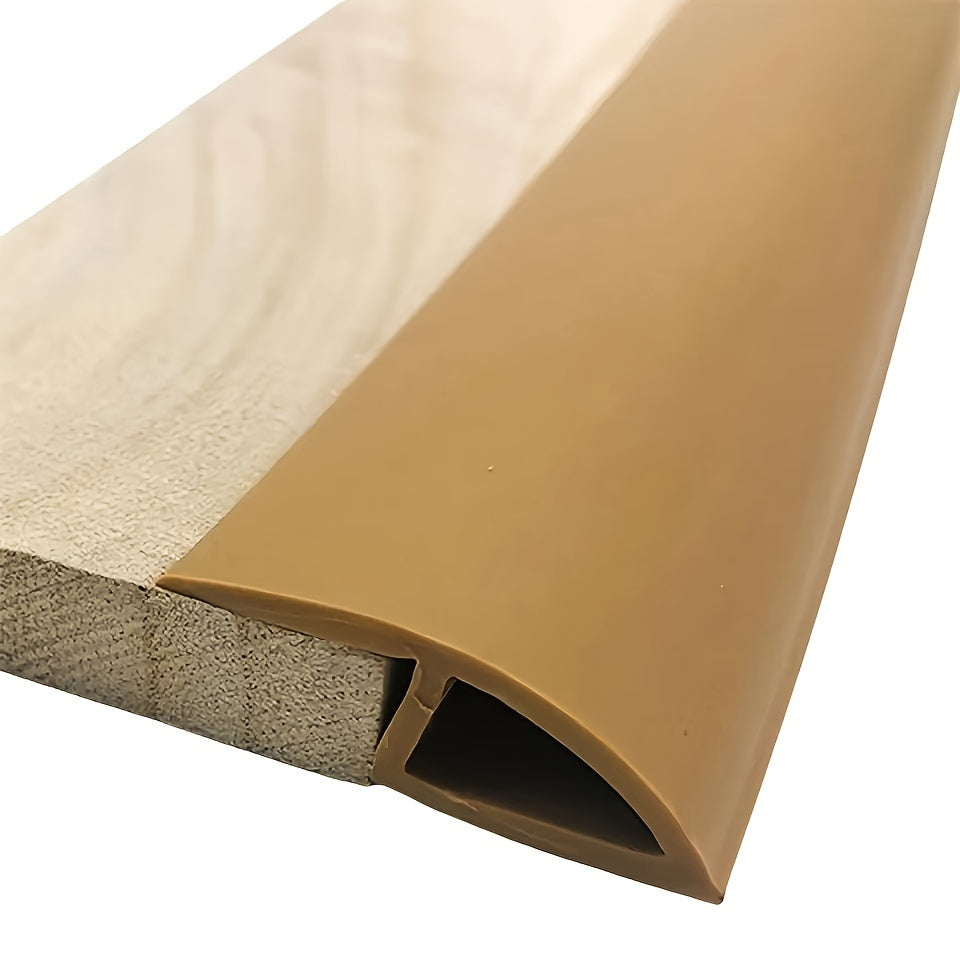 10-15mm PVC Self-Adhesive Floor Mat Flat Button Strip for Flooring Threshold Sea