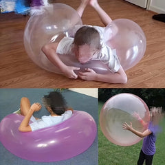 Kids Outdoor Bubble Ball Blow Up Balloon Toy Fun Party Game Toy