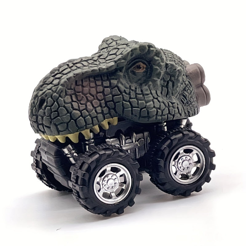 Dino Toy Pull Back Cars Mini Monster Truck Big Tires