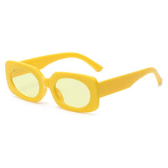 Vintage Candy Rectangle Sunglasses UV400 Protection