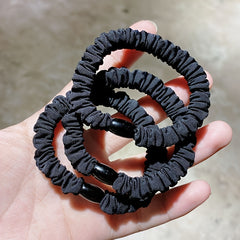 Mini Thin Elastic Hair Bands Skinny Hair Ties Ropes Ponytail Holders