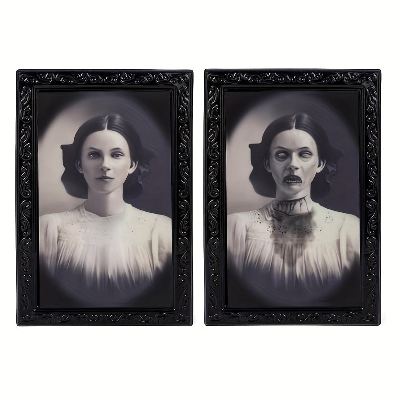 Halloween 3D Face Changing Picture Frame Decoration