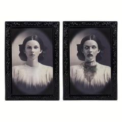 Halloween 3D Face Changing Picture Frame Decoration