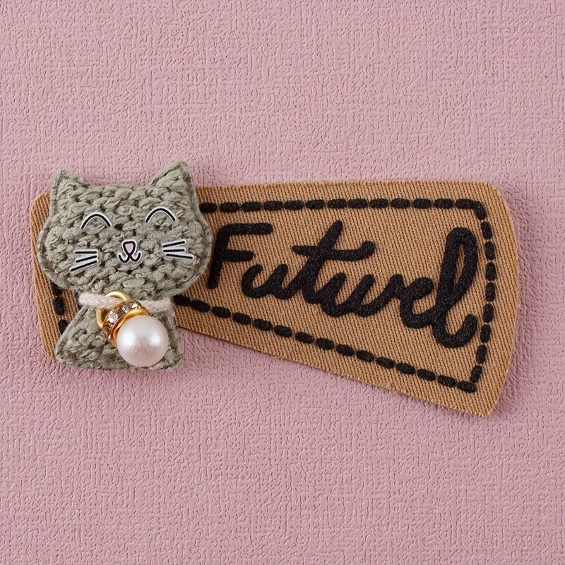 3PCS 3D Printing Letter Cloth Stickers For Girls