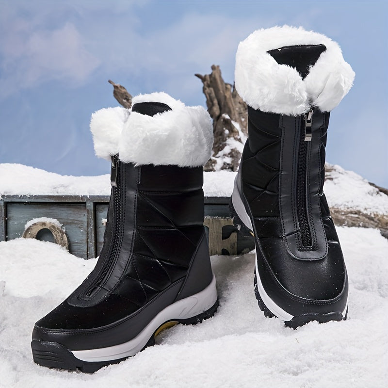 Women's Waterproof Snow Boots Non-slip Shoes