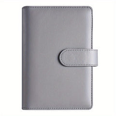 Stylish A6 Macaron Binder Notebook Cover Soft Leather Memo Pad Binder