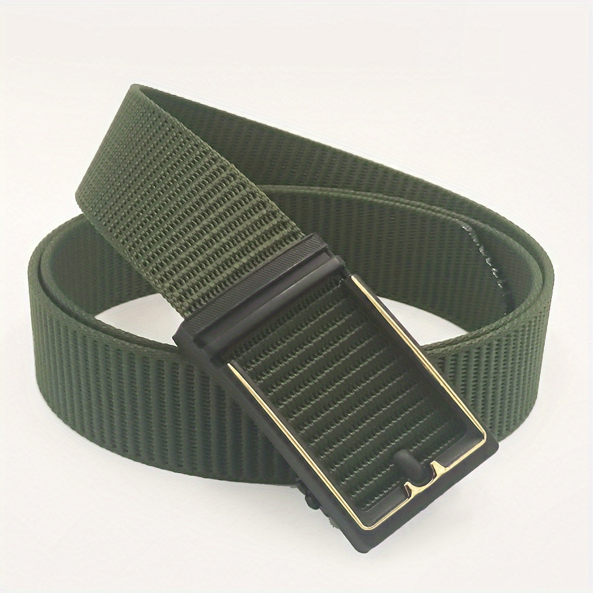 Men's Nylon Automatic Buckle Belt Slim Versatile Belt