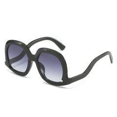 Y2K Thick Frame Sunglasses Gradient Eyeglasses