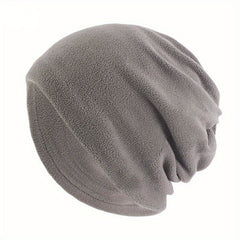 Soft Polar Fleece Pullover Hat with Neck Cover for Winter