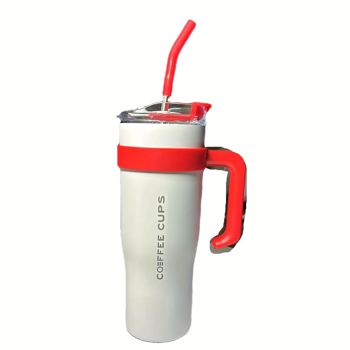 40oz Stainless Steel Double Wall Tumbler with Lid and Handle