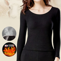 Women's Seamless Thermal Underwear Slim Fit Long Sleeve