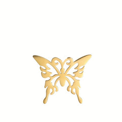 Animal Titanium Steel Butterfly Brooch Suit Decoration Corsage