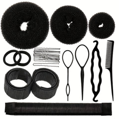 Hair Bun Shaper Set with Bun Maker Kit