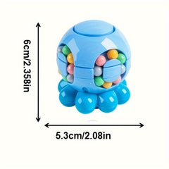 Octopus Egg Fidget & Spinner Toy Rotating Bean Cube Puzzle