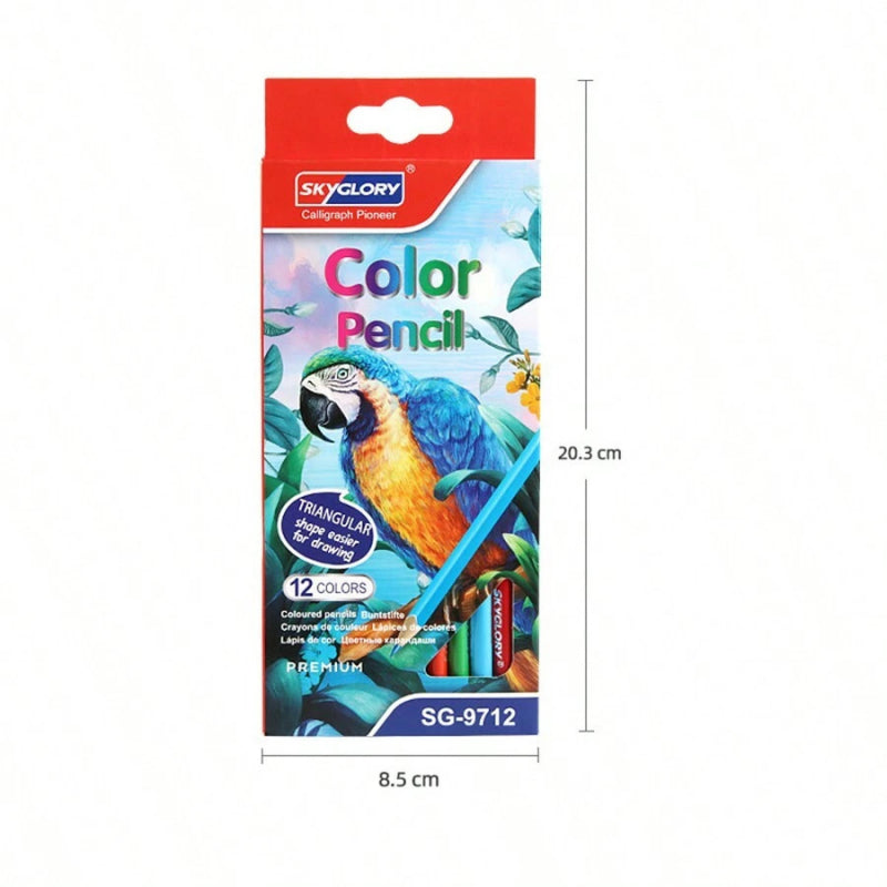 18pcs Multicolor Pencils Set, Medium Point, School & Office Supplies