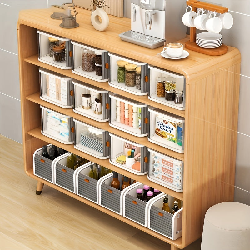 Foldable Storage Box Large Capacity Double Door Storage Bin