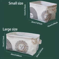 Foldable Portable Waterproof Storage Basket for Nordic Fabric