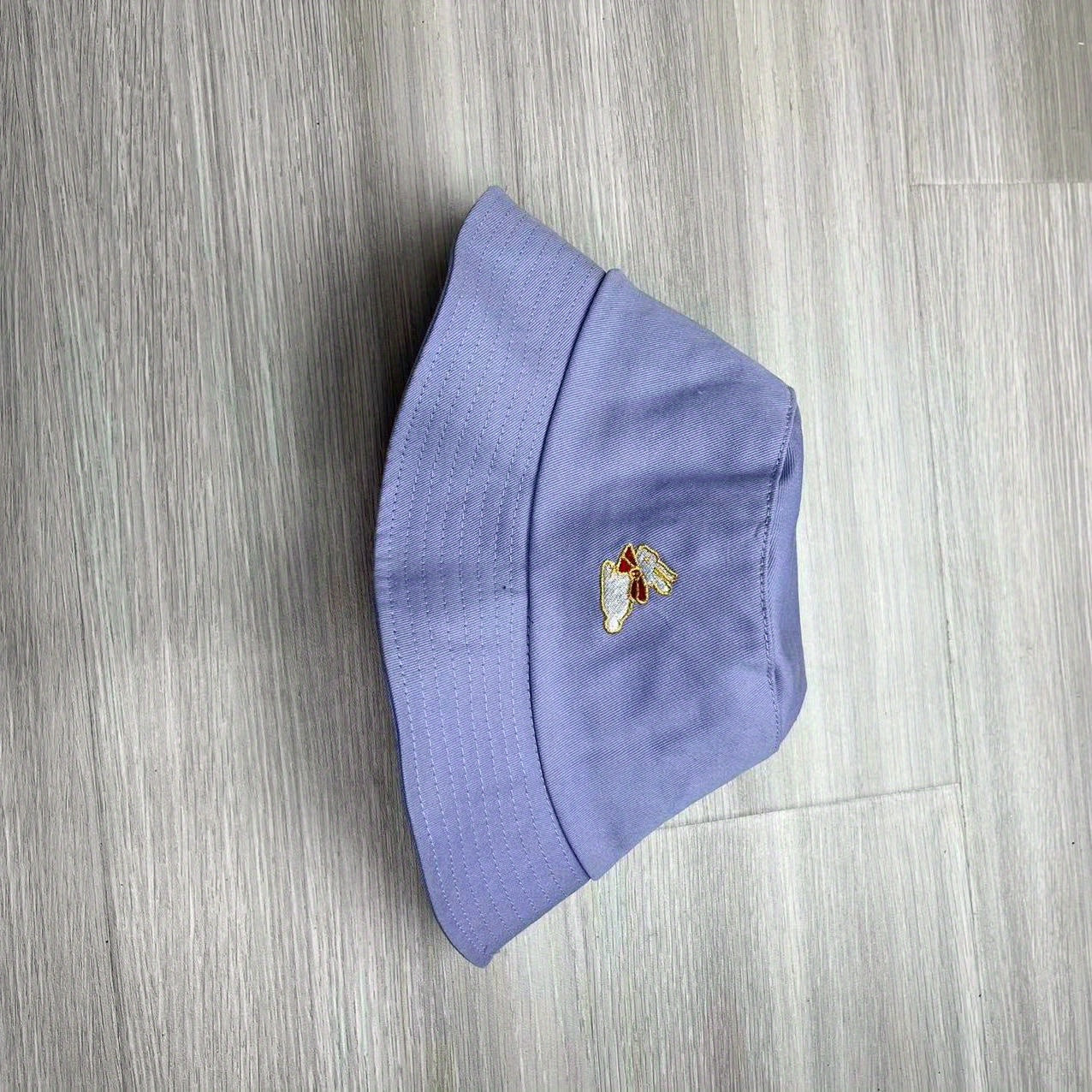 Rabbit Embroidery Bucket Hat for Women