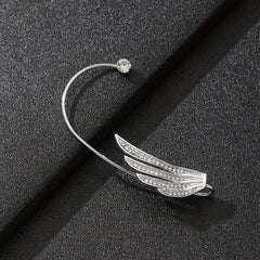 Zircon Wing Ear Clips High End Ear Bone Earrings