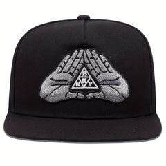 Men's Double Hands Mult. Flat Brim Hat