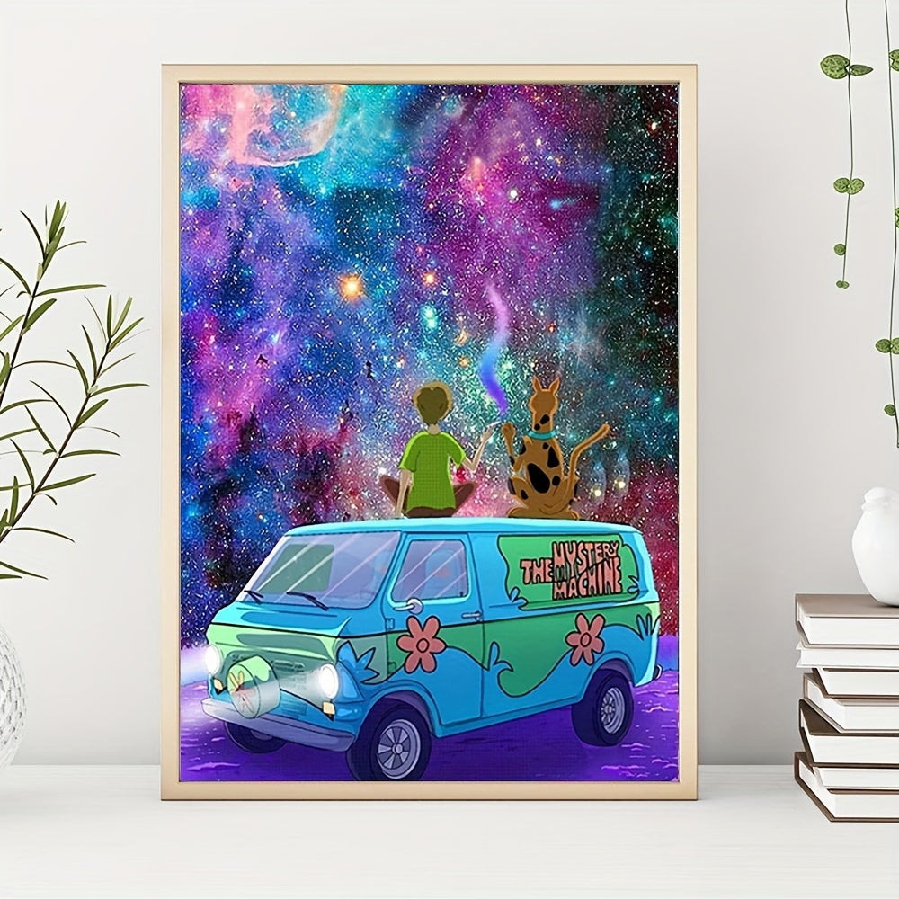 Cartoon Car Pattern Canvas Painting Poster Print Home Wall Decoration Art