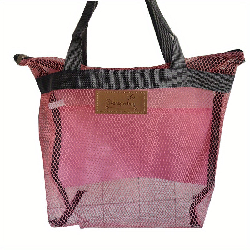 Portable Zipper Hand Beach Bag Pouch Travel Toiletry Bag