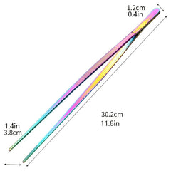 Stainless Steel Tweezers Tongs 30 48 Cm Barbecue Clip Food Clip Buffet Clip
