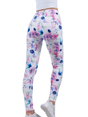 Floral Printed Yoga Pants High Waist Leggings