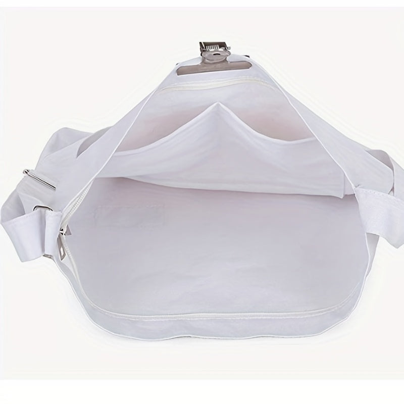 Durable Canvas Shoulder Bag Large Capacity Crossbody Hobo Bag